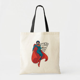 Bolsa Tote Supergirl Hovering in Blue Suit