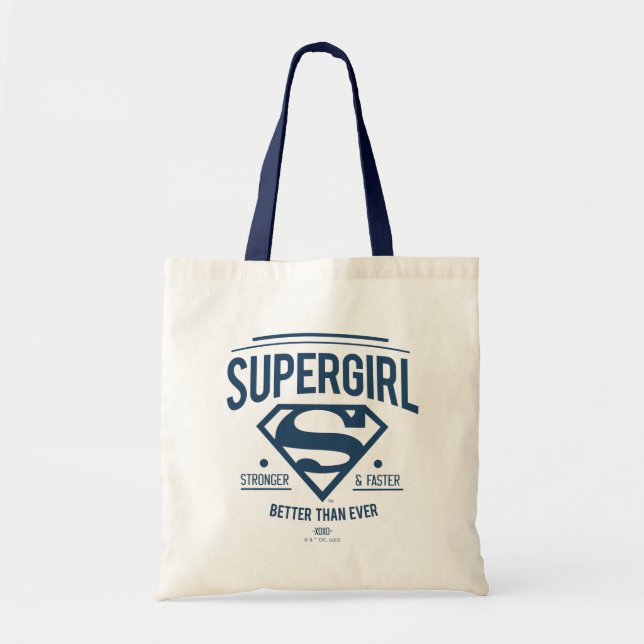 Bolsa Tote Supergirl Melhor Do Que Nunca Gráfico Retroativo (Frente)