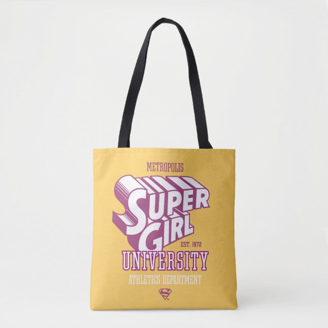Bolsa Tote Supergirl Metropolis University, Departamento de a (Frente)