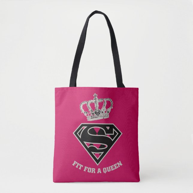 Bolsa Tote Supergirl S-Shield "Ajustado Por Uma Rainha" (Frente)