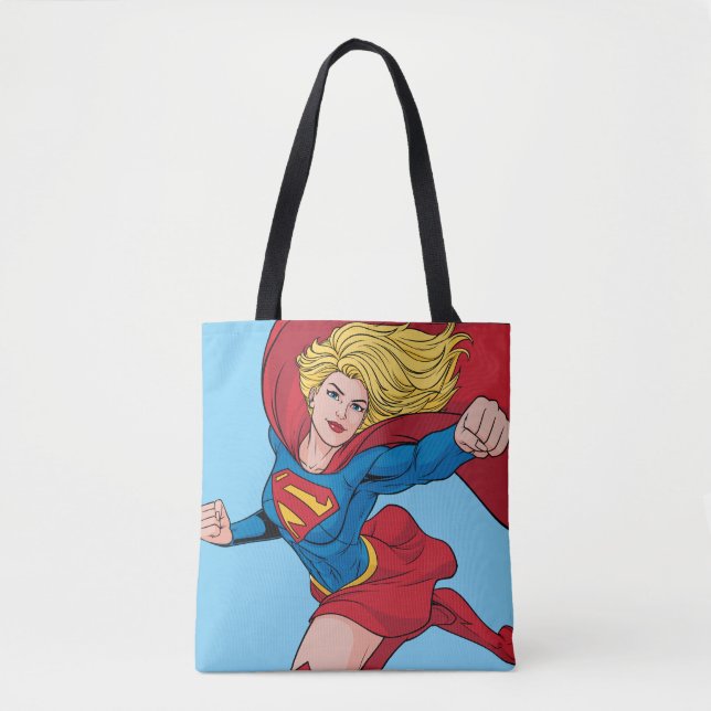 Bolsa Tote Supergirl Stance Adorável (Frente)