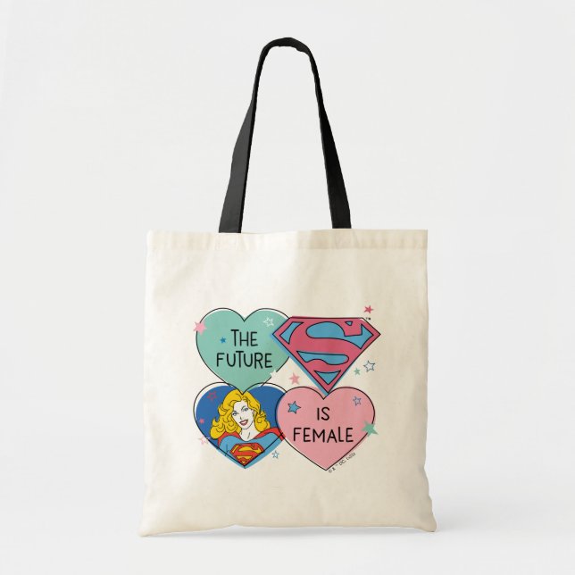 Bolsa Tote Supergirl "The Future Is Female" (Frente)