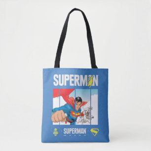 Bolsa Tote Superman e Krypto Tomar Voo