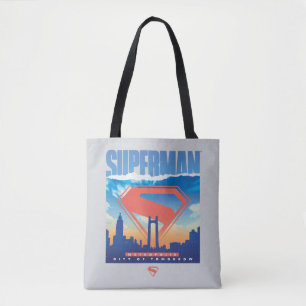 Bolsa Tote Superman Metropolis Skyline