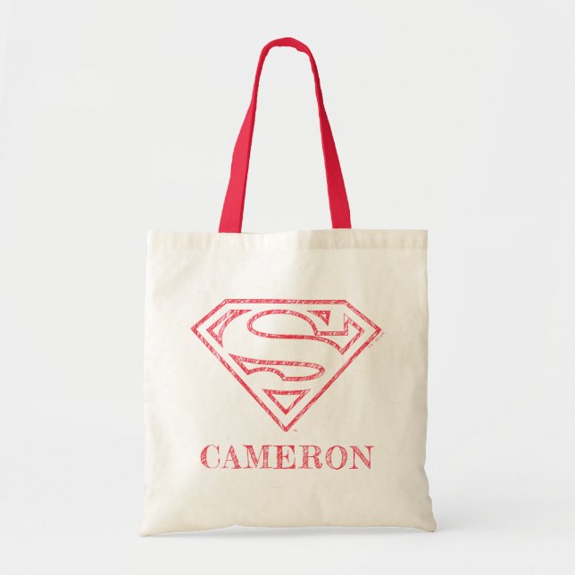 Bolsa Tote Superman S-Shield | Logotipo vermelho (Frente)