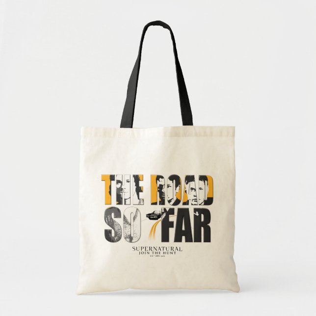 Bolsa Tote Supernatural "A Estrada Até Agora" (Frente)