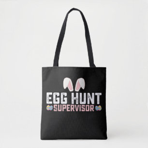 Bolsa Tote Supervisor de Caça aos Ovos Coelhinho da Páscoa Di