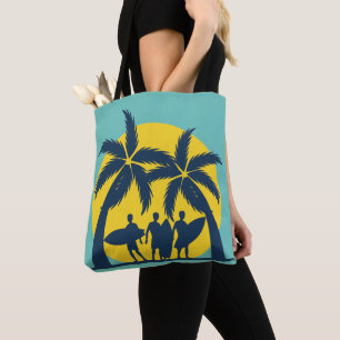Bolsa Tote Surf sol e palmeiras surf legal