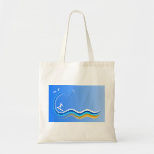 Bolsa Tote Surf Surfer Surfing Surf Orçamento Tote Bags