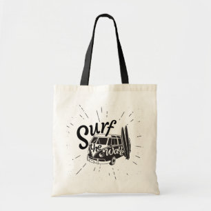 Bolsa Tote Surfe a onda