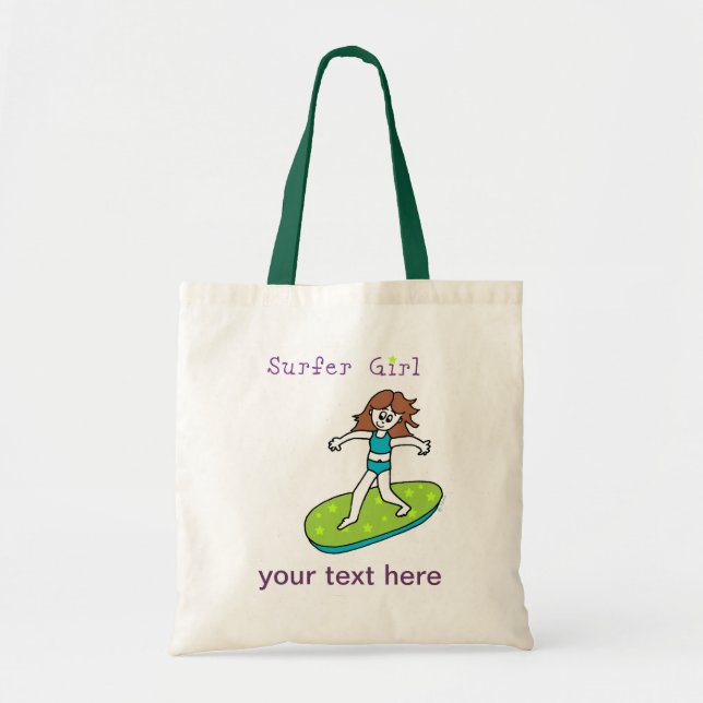 Bolsa Tote Surfer Girl (Frente)
