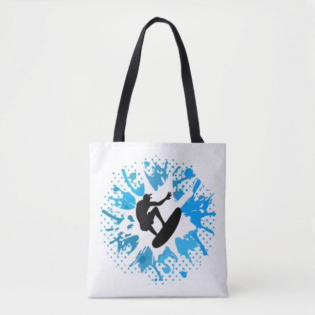 Bolsa Tote Surfista de Grunge (Frente)