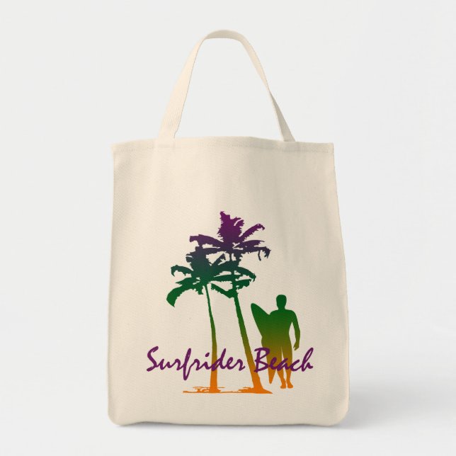 Bolsa Tote Surfrider Beach Havaiana Palm Tree Blend (Frente)