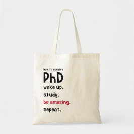 Bolsa Tote Surivive PhD