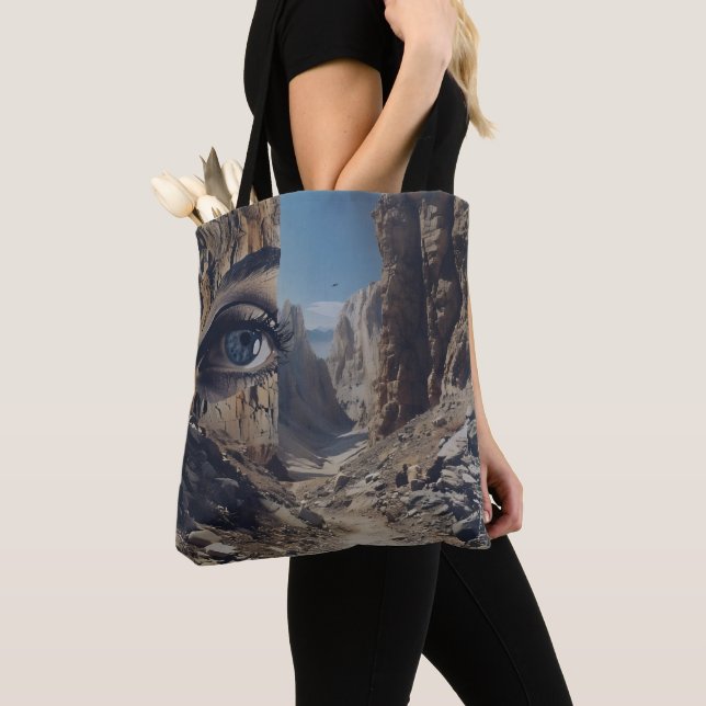 Bolsa Tote Surrealismo visual (Close Up)
