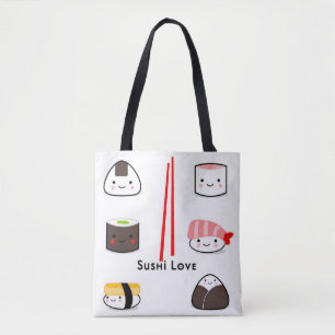 Bolsa Tote Sushi adora comprar o saco