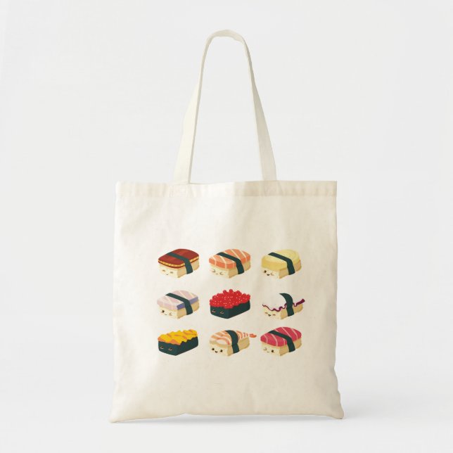 Bolsa Tote Sushi bonito (Frente)