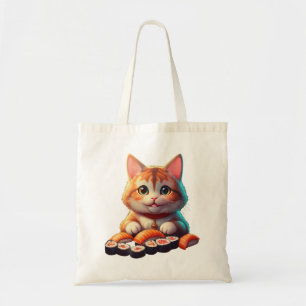 Bolsa Tote Sushi Cat