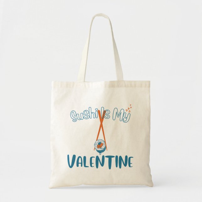 Bolsa Tote Sushi É Meu Namorados (Frente)