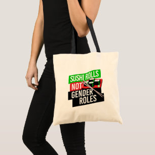 Bolsa Tote Sushi não cumpre papéis de gênero