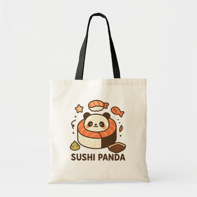 Bolsa Tote Sushi Panda (Frente)