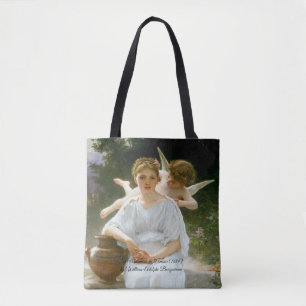 Bolsa Tote Sussurros do Amor por Bouguereau
