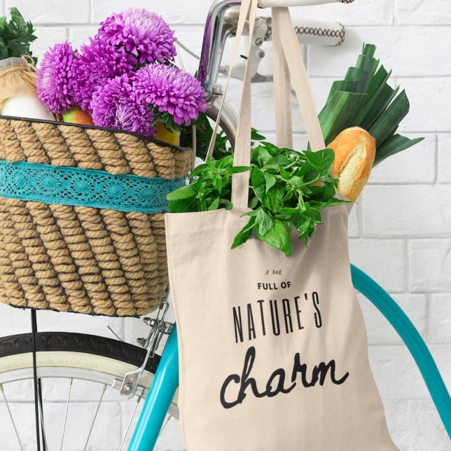 Bolsa Tote Sustentabilidade com Estilo da Nature's Charm Merc (Shop now and carry nature's charm with every step!)
