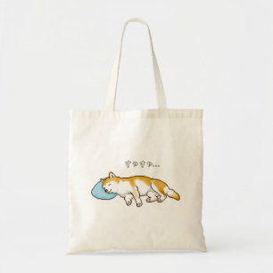Bolsa Tote "Suyasuya" Cachorro Shiba Inu Dormindo Pixelart