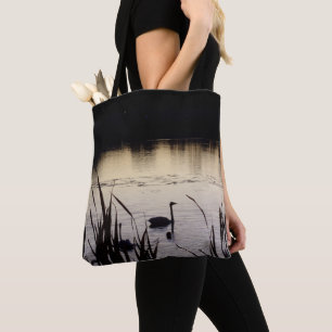 Bolsa Tote Swans na barra de ferramentas do disco