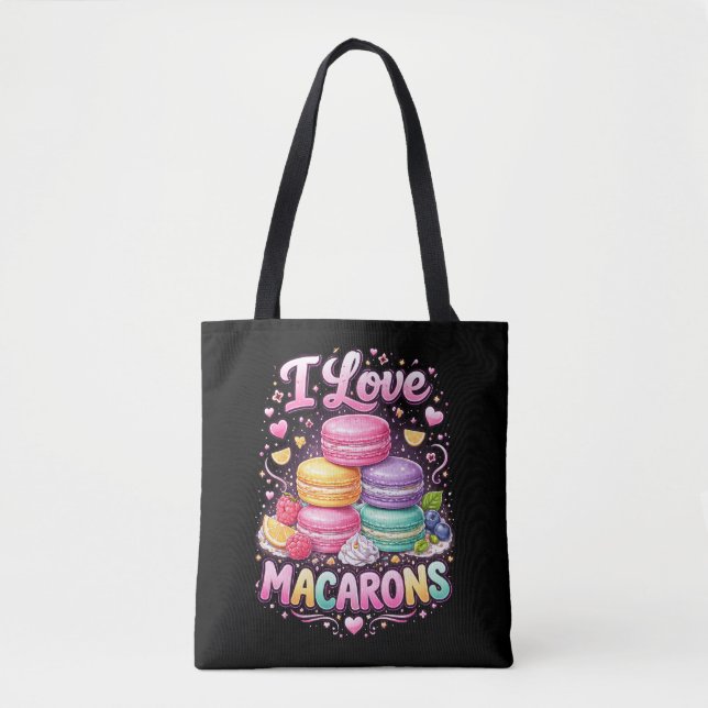 Bolsa Tote Sweet Love Macarons (Frente)