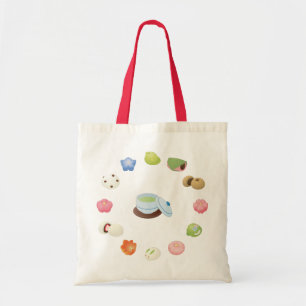Bolsa Tote Sweets de Wagashi Japonês