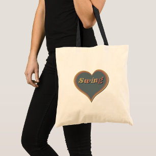 Bolsa Tote Swing dance Love Heart