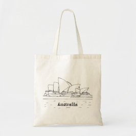 Bolsa Tote Sydney Austrália - Férias de Arte Desenhando Féria