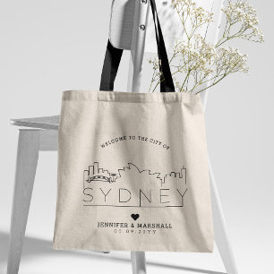 Bolsa Tote Sydney Austrália Wedding   Estilização de Deco-