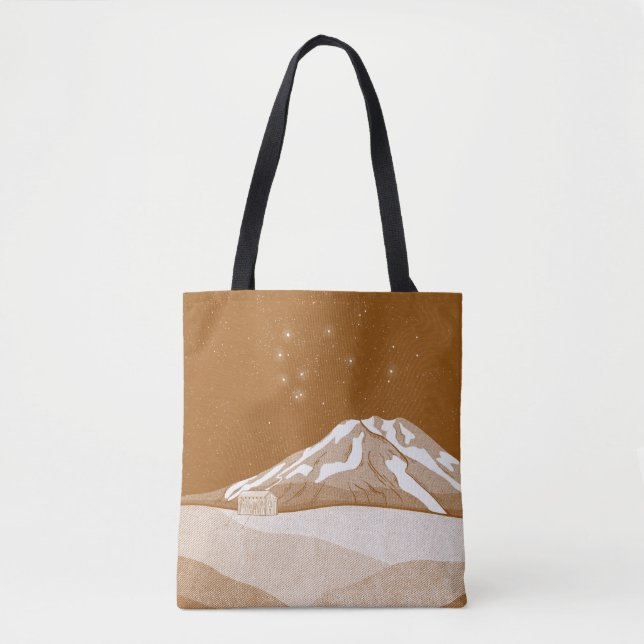 Bolsa Tote Syme Hut Mount Taranaki (Frente)