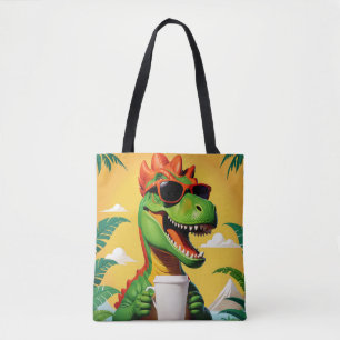 Bolsa Tote T-Rex Dinossaur Engraçado