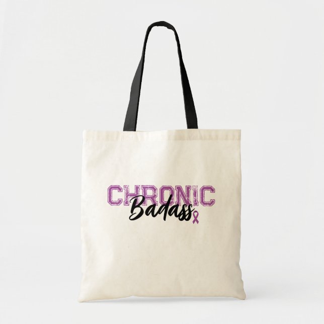 Bolsa Tote T-Shirt Crônico Badass (Frente)