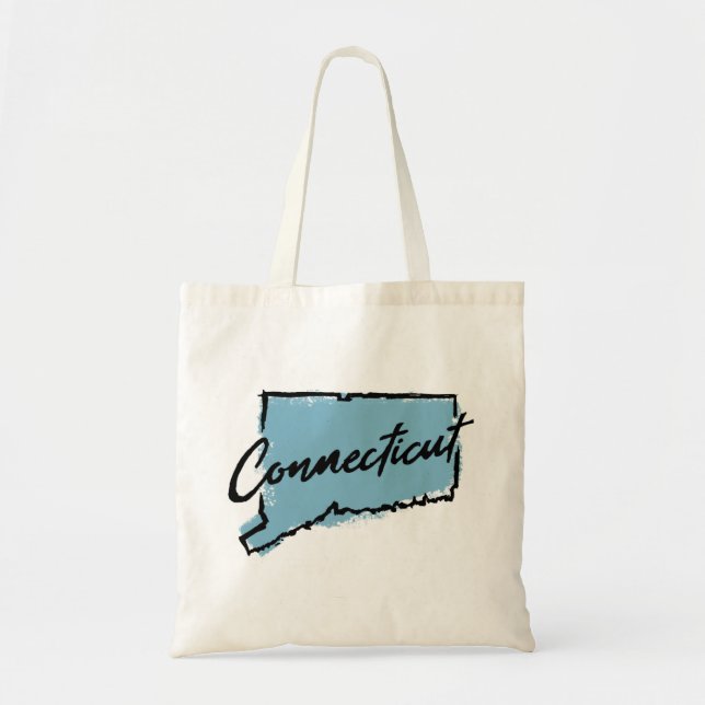 Bolsa Tote T-Shirt de Connecticut (Frente)