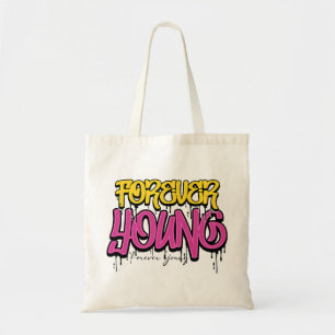 Bolsa Tote T-Shirt de Grafite para sempre