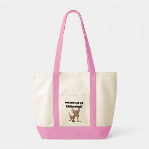 Bolsa Tote T-shirt e presentes da chihuahua do La do La de Oo
