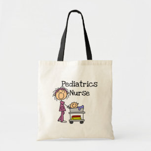 Bolsa Tote T-shirt e presentes da enfermeira da pediatria