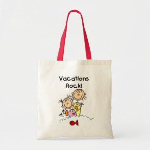 Bolsa Tote T-shirt e presentes da rocha das férias