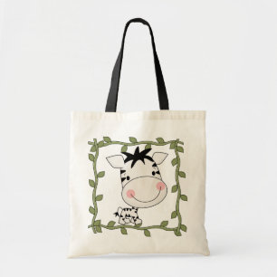 Bolsa Tote T-shirt e presentes da zebra do bebê