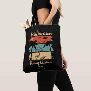 Bolsa Tote T-Shirt personalizado de férias da família