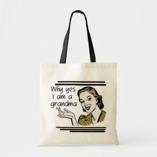 Bolsa Tote T-shirt retros e presentes da avó
