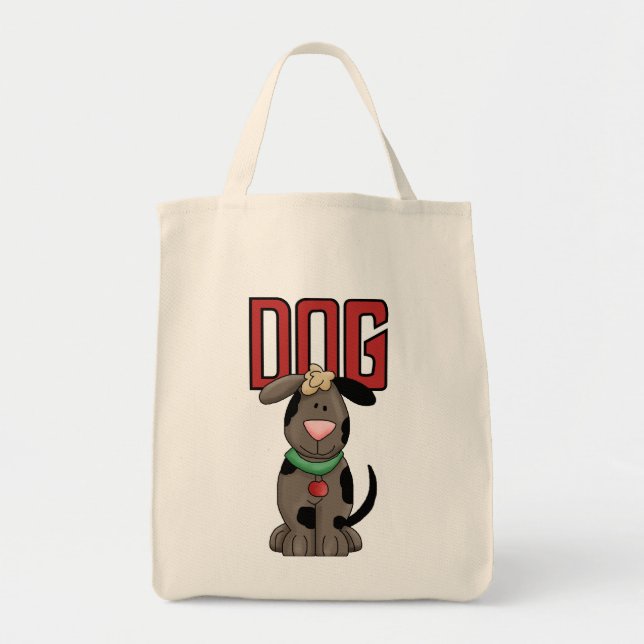 Bolsa Tote T-shirts e presentes para cães (Frente)