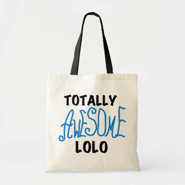 Bolsa Tote T-shirts e presentes, totalmente incríveis, azuis (Frente)