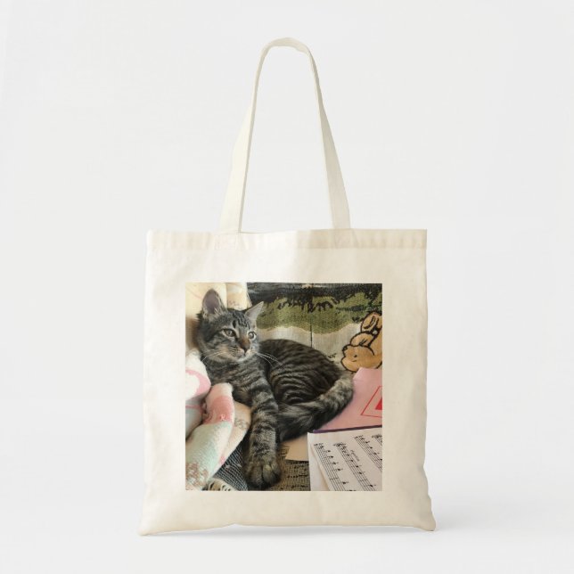 Bolsa Tote Tabby Cat Tote Bag (Frente)