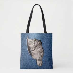 Bolsa Tote Tabby-kitten