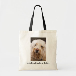 Bolsa Tote Tabuleiro de Canvas da Regra de Goldendoodles